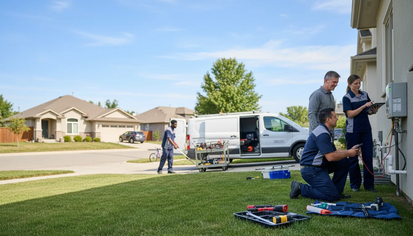 Tankless water heater service in Noti, OR